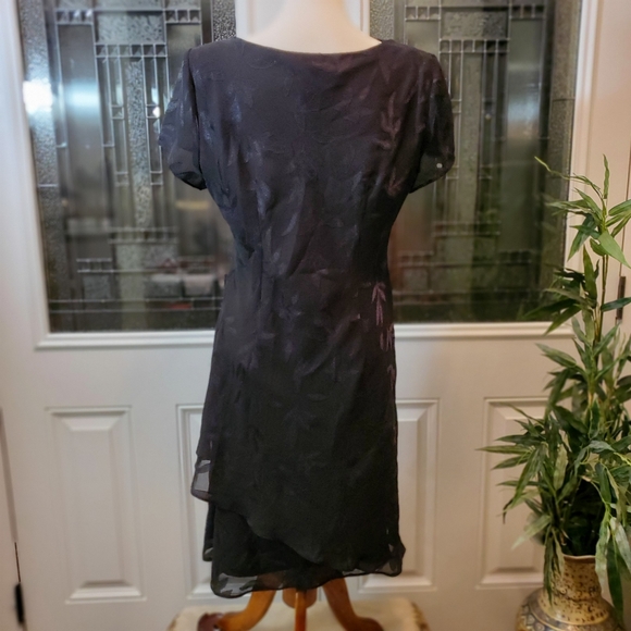 Evening Chiffon Layered Dress - Picture 4 of 8